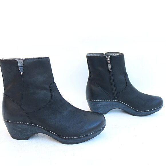 Dansko Shoes - Dansko black clogs boots women size 37 US 7